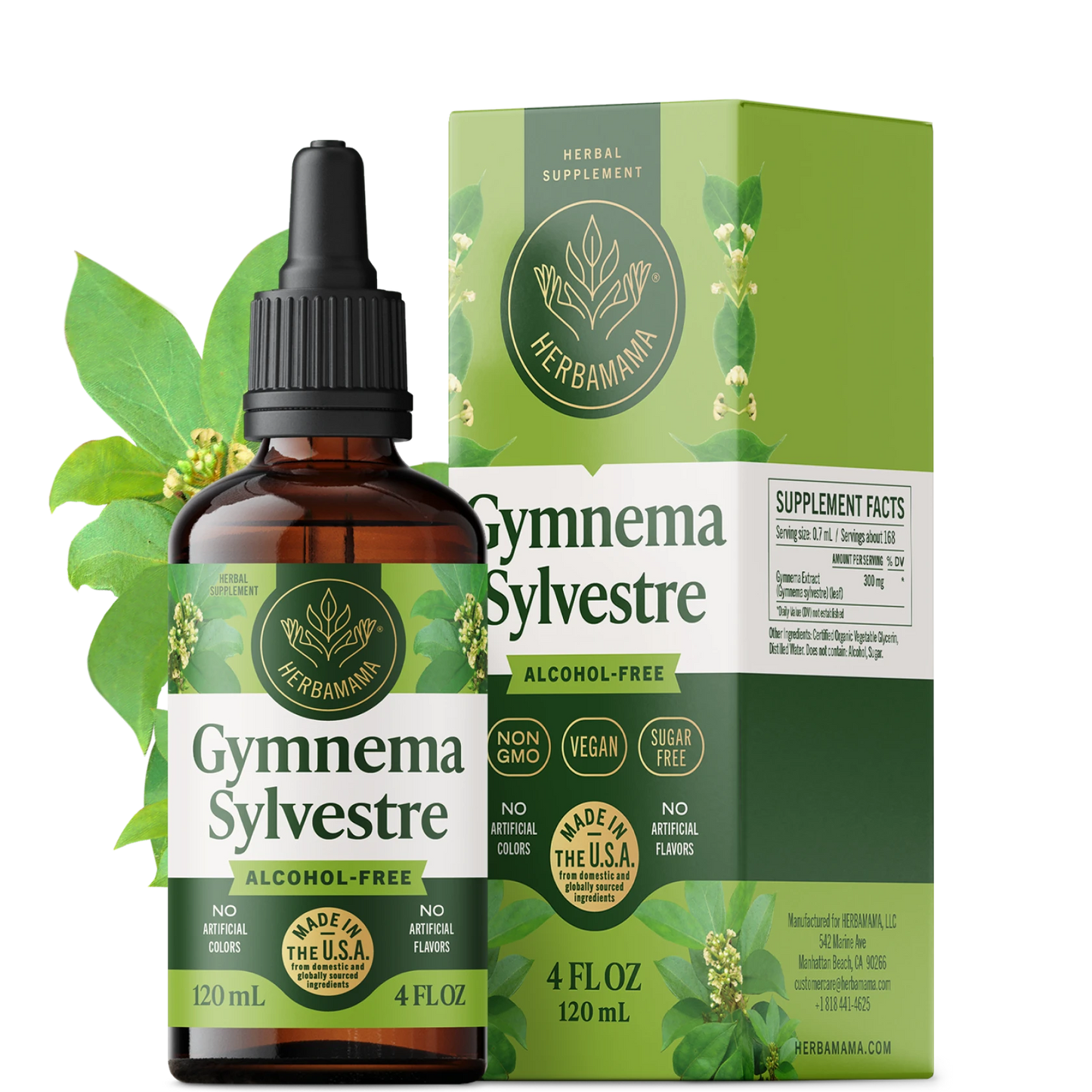 Gymnema Sylvestre Drops - 4 Fl. Oz. Bottle