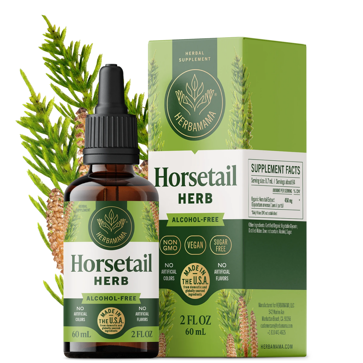 Horsetail Herb Drops - 2 Fl. Oz. Bottle