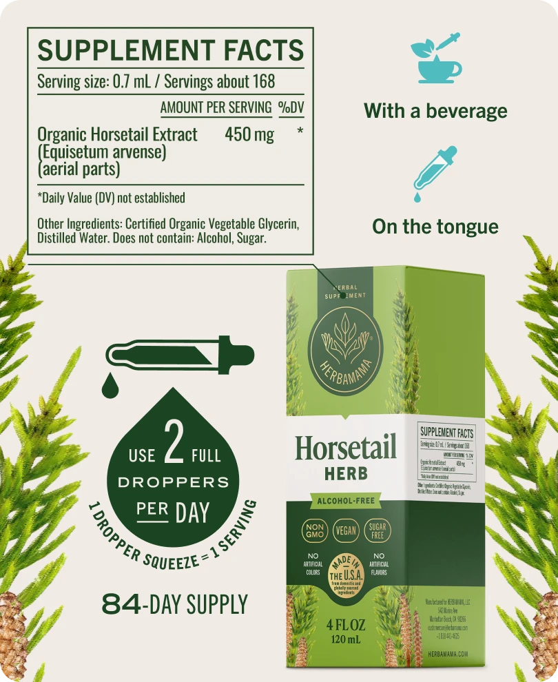 Horsetail Herb Drops - 4 Fl. Oz. Bottle