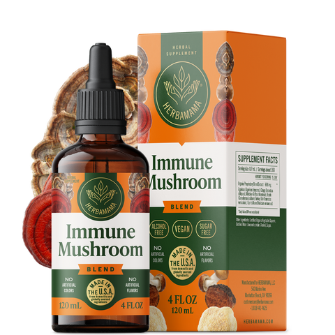 Immune Mushroom Liquid Extract - 4 Fl. Oz Bottle