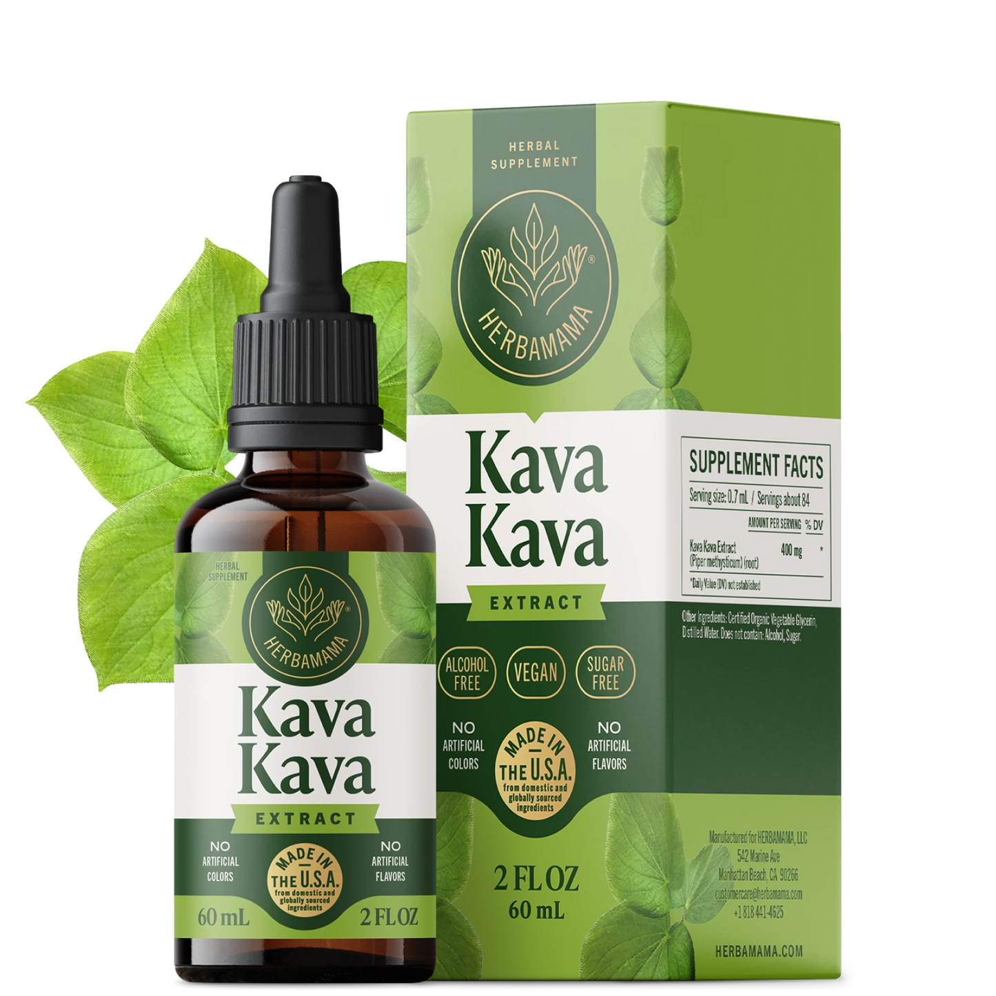 Kava Kava Drops - 2 Fl. Oz. Bottle