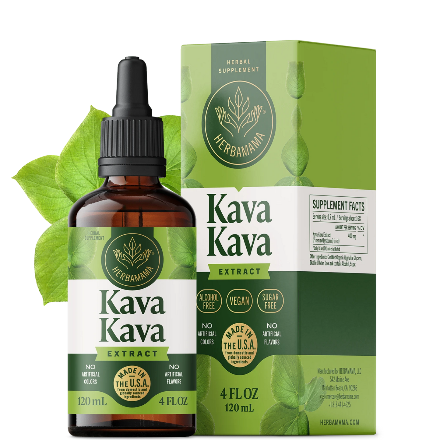 Kava Kava Drops - 4 Fl. Oz. Bottle