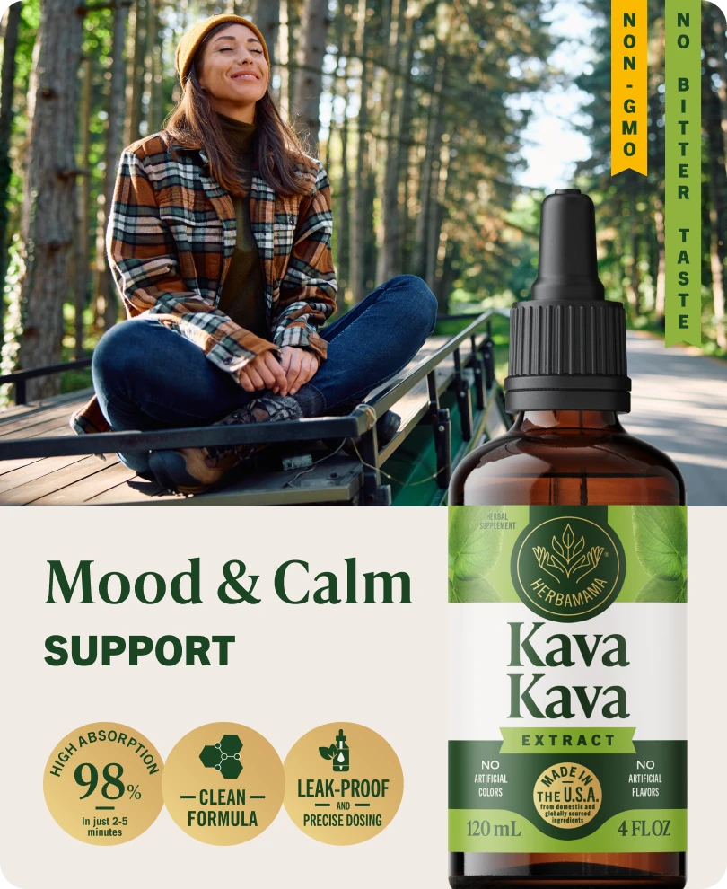 Kava Kava Drops - 4 Fl. Oz. Bottle