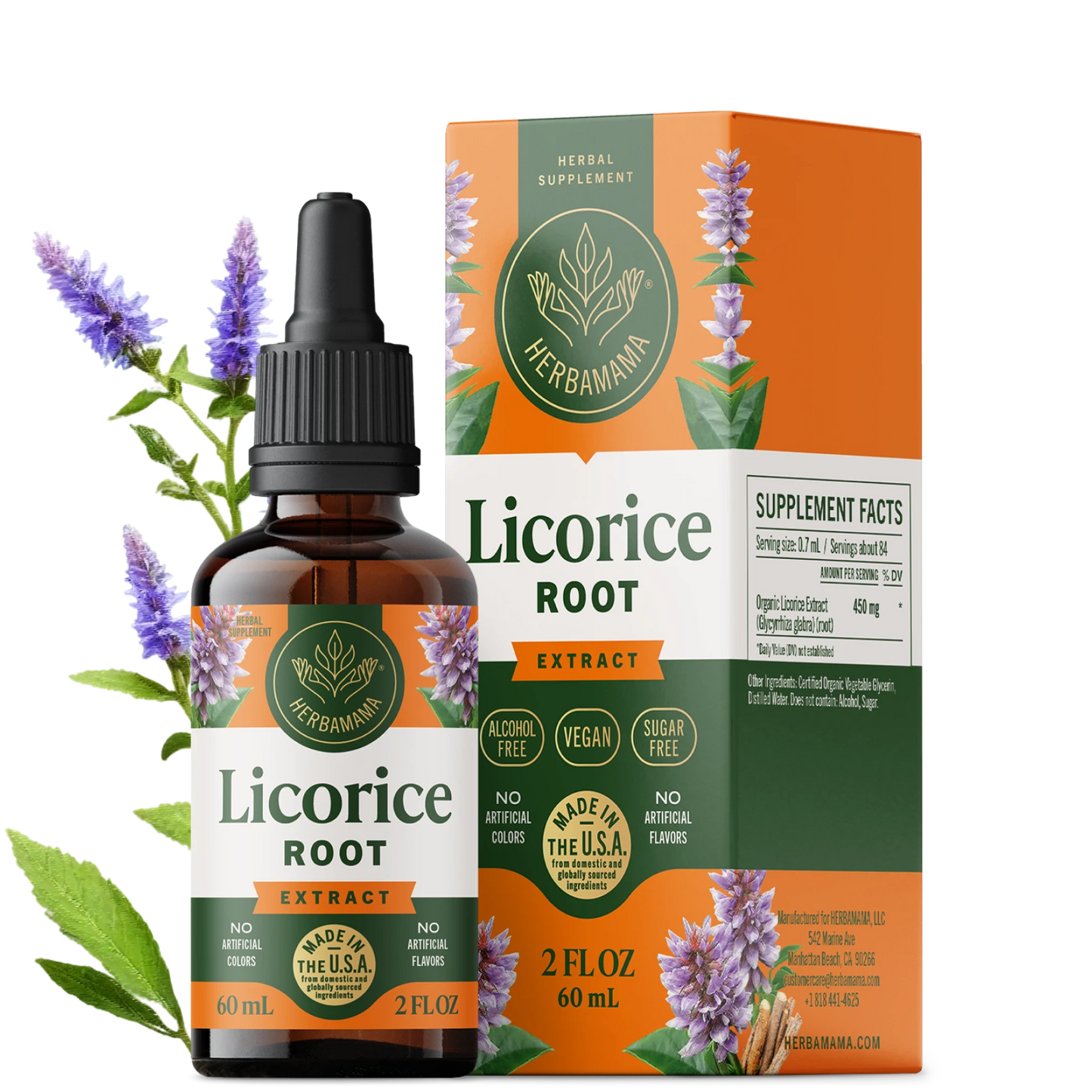 Licorice Root Drops - 2 Fl. Oz. Bottle