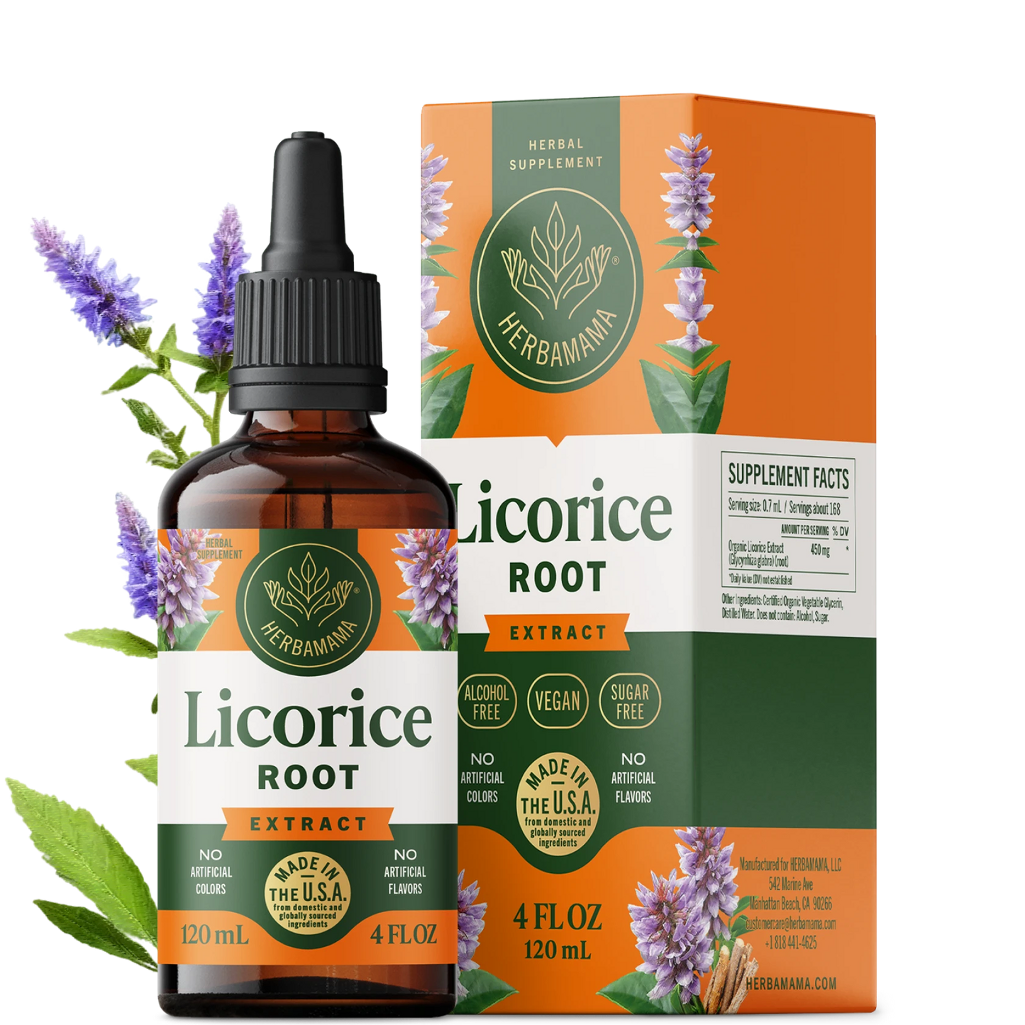 Licorice Root Drops - 4 Fl. Oz. Bottle