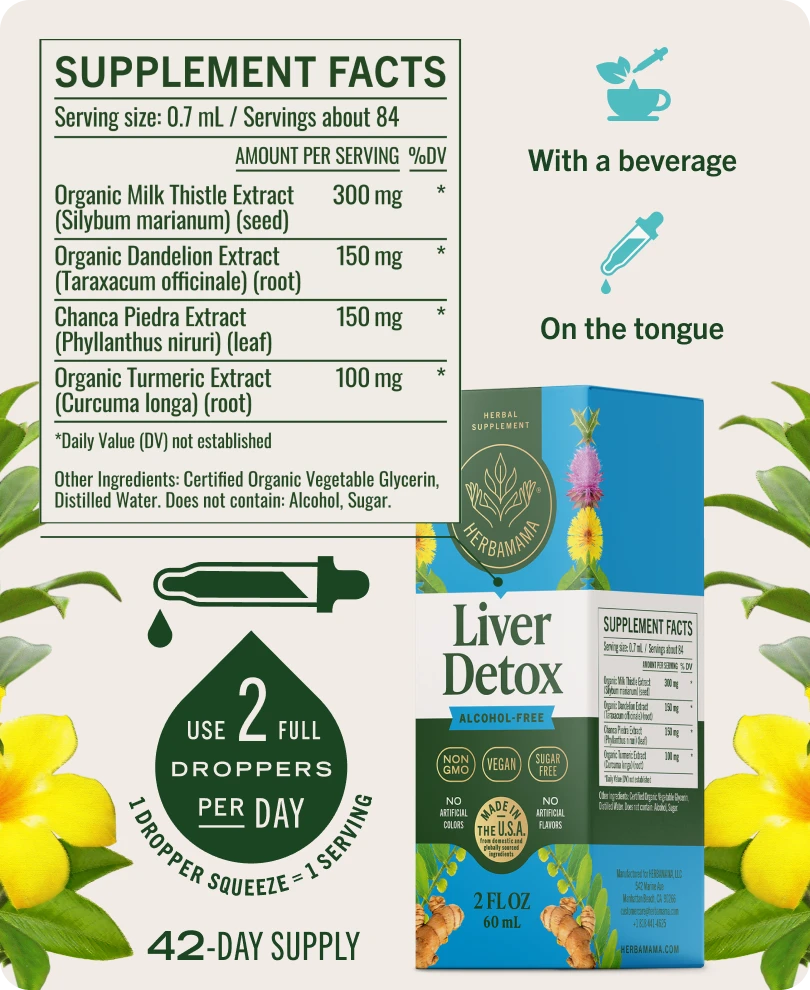 Liver Detox Drops - 2 Fl. Oz. Bottle