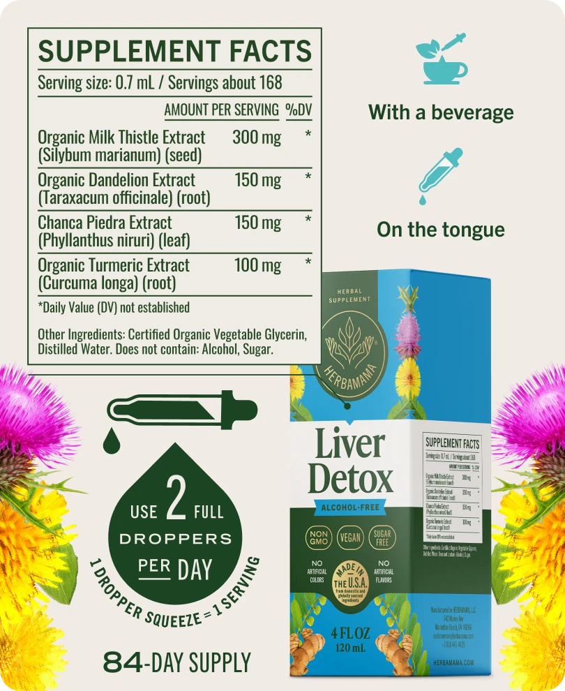 Liver Detox Drops - 4 Fl. Oz. Bottle