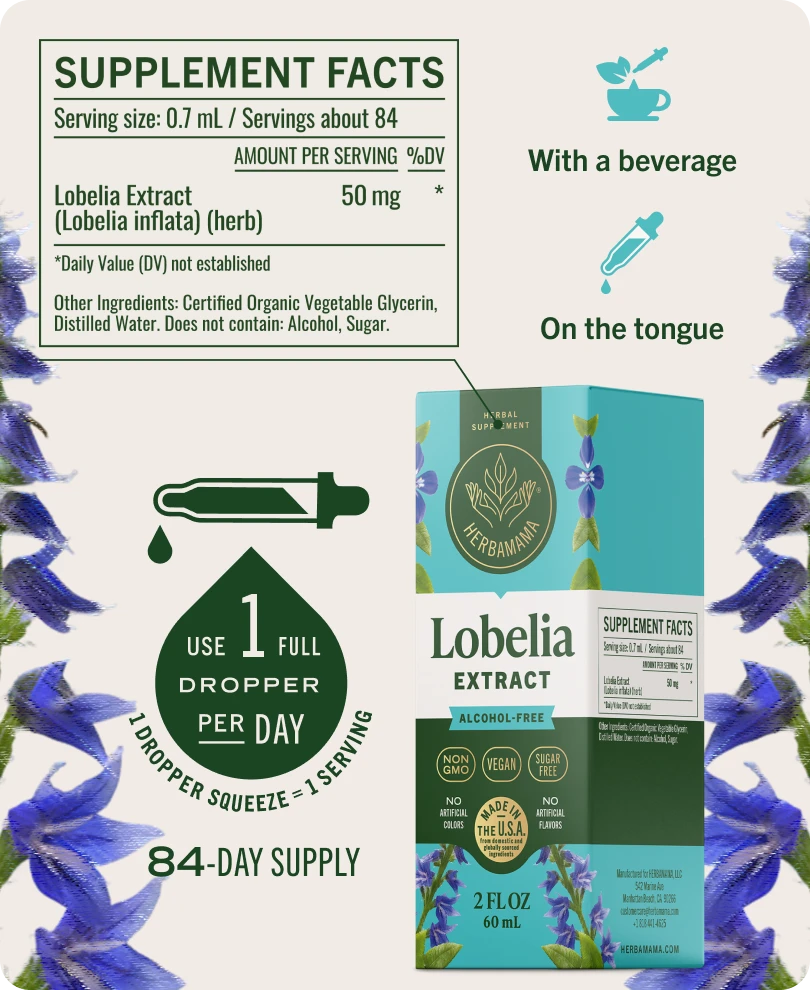 Lobelia Drops - 2 Fl. Oz. Bottle