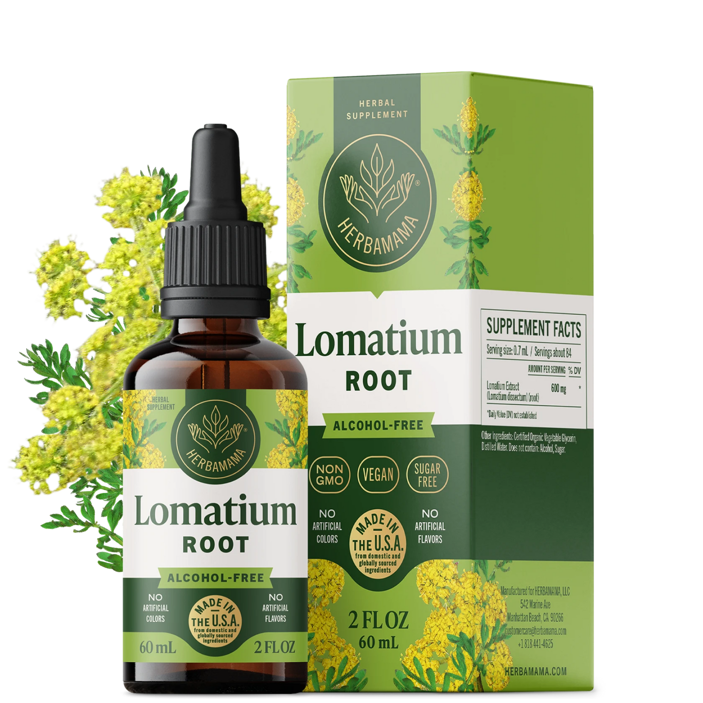 Lomatium Drops - 2 Fl. Oz. Bottle