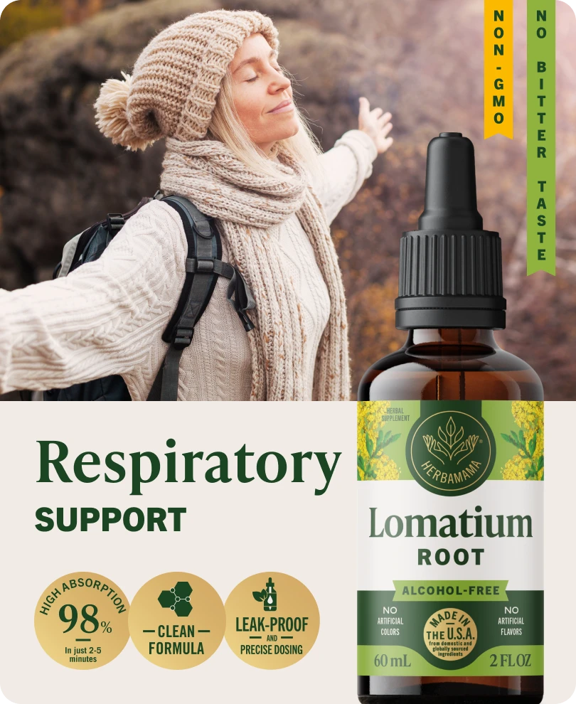 Lomatium Drops - 2 Fl. Oz. Bottle