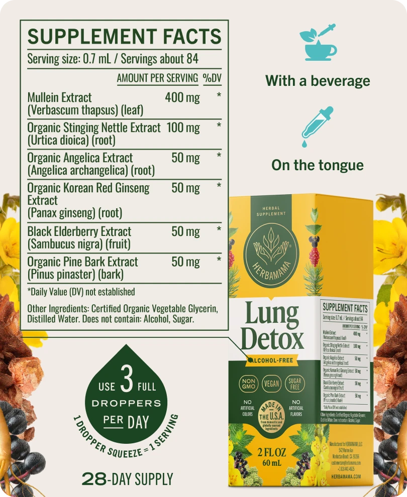 Lung Detox Drops - 2 Fl. Oz. Bottle