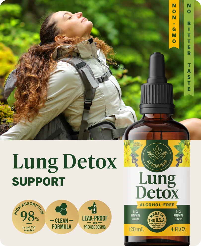 Lung Detox Drops - 4 Fl. Oz. Bottle