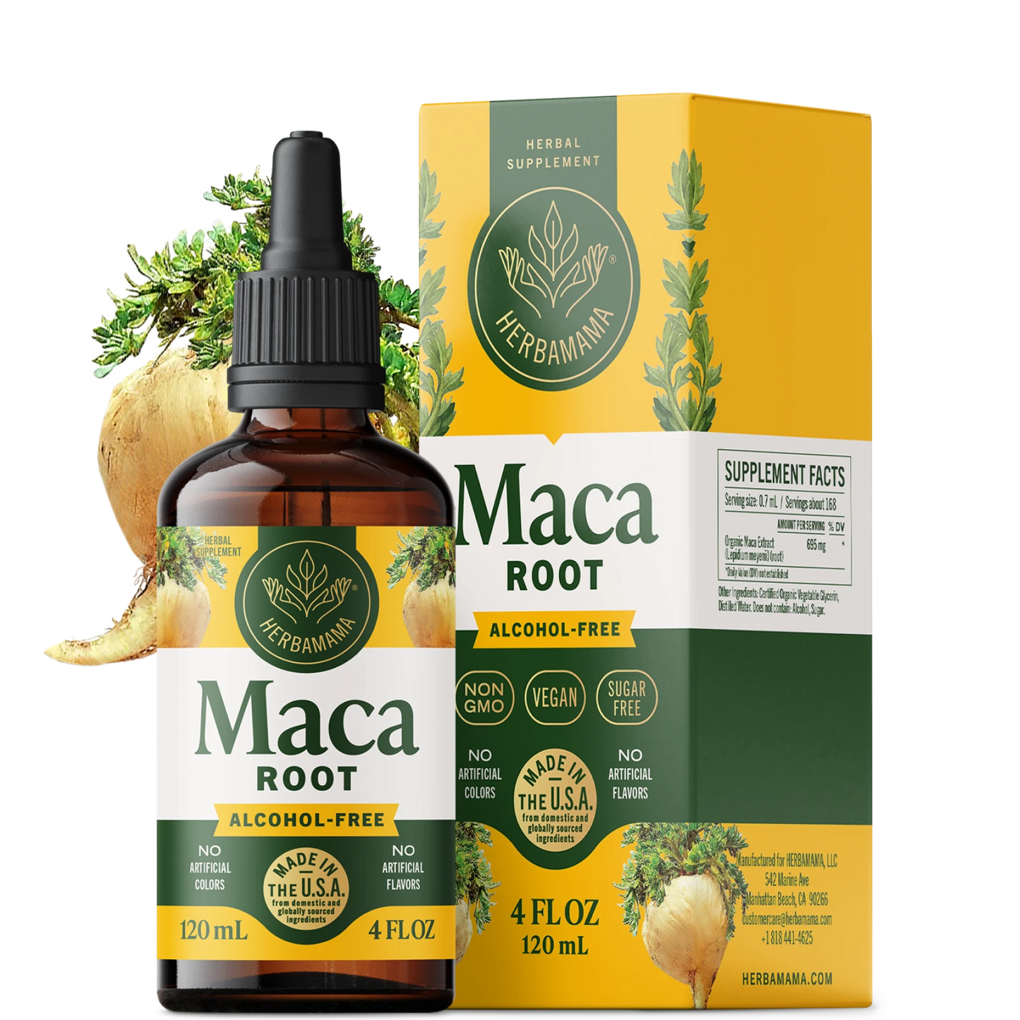 Maca Root Drops - 4 Fl. Oz. Bottle