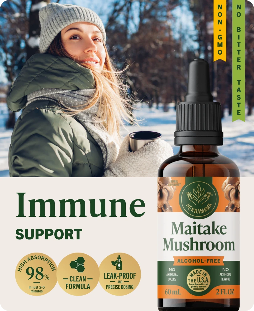 Maitake Mushroom Drops - 2 Fl. Oz. Bottle