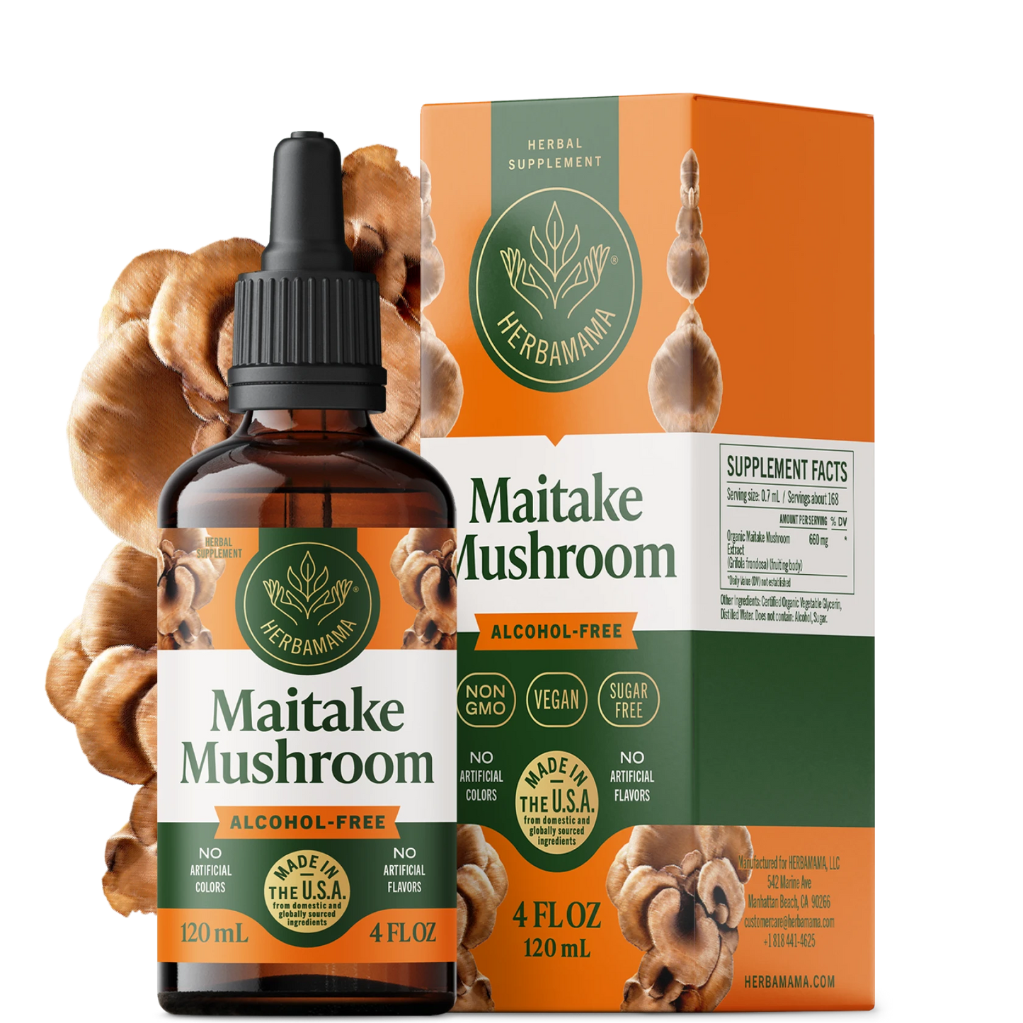 Maitake Mushroom Drops - 4 Fl. Oz. Bottle