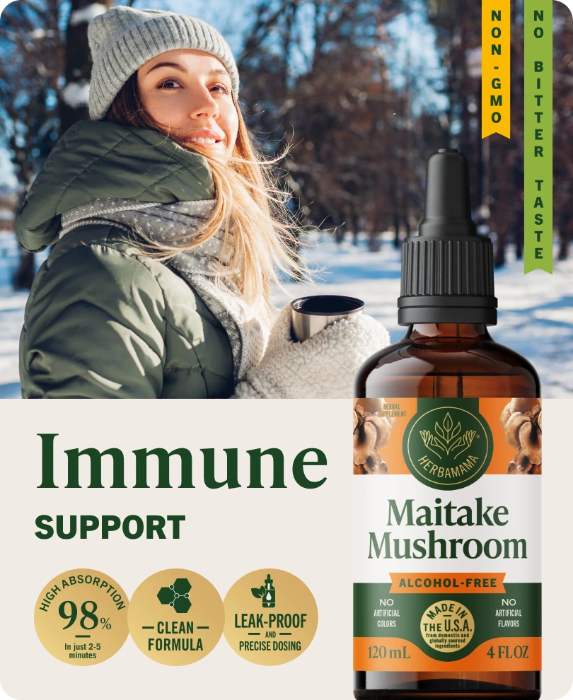 Maitake Mushroom Drops - 4 Fl. Oz. Bottle
