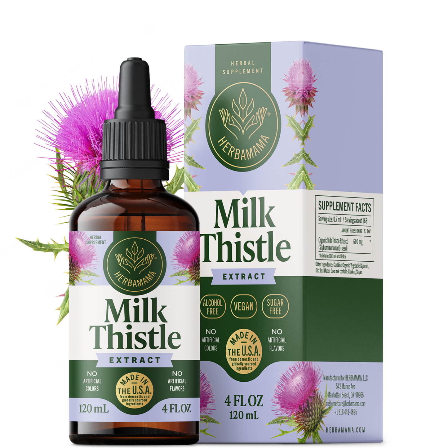 Milk Thistle Extract Drops - 4 Fl. Oz. Bottle