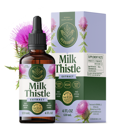 Milk Thistle Liquid Extract - 4 Fl. Oz Bottle