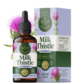Milk Thistle Liquid Extract - 4 Fl. Oz Bottle