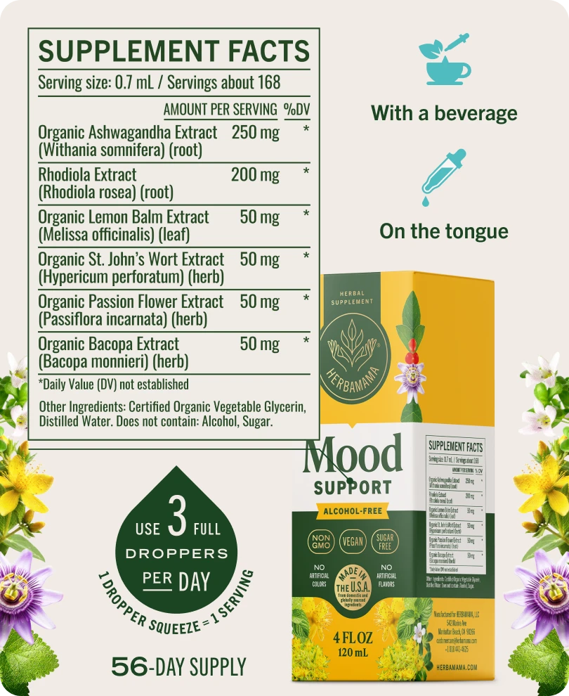 Mood Support Drops - 4 Fl. Oz. Bottle