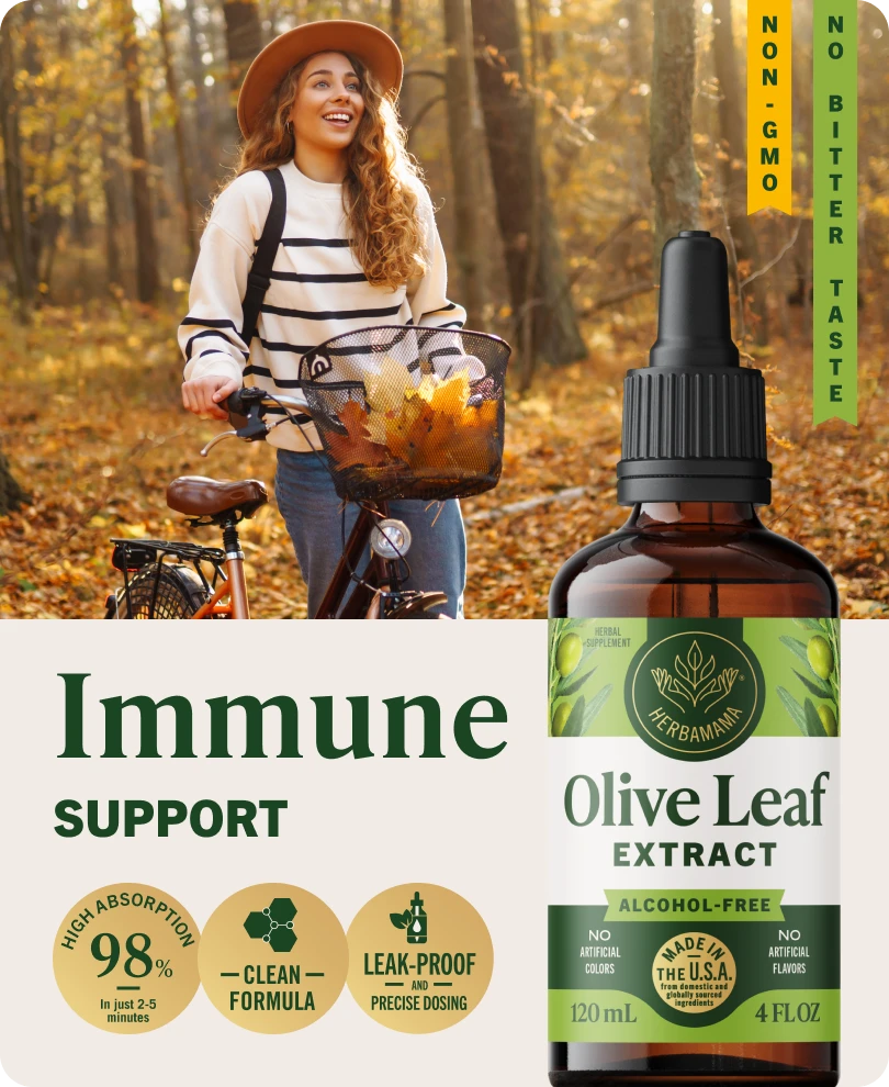Olive Leaf Extract Drops - 4 Fl. Oz. Bottle