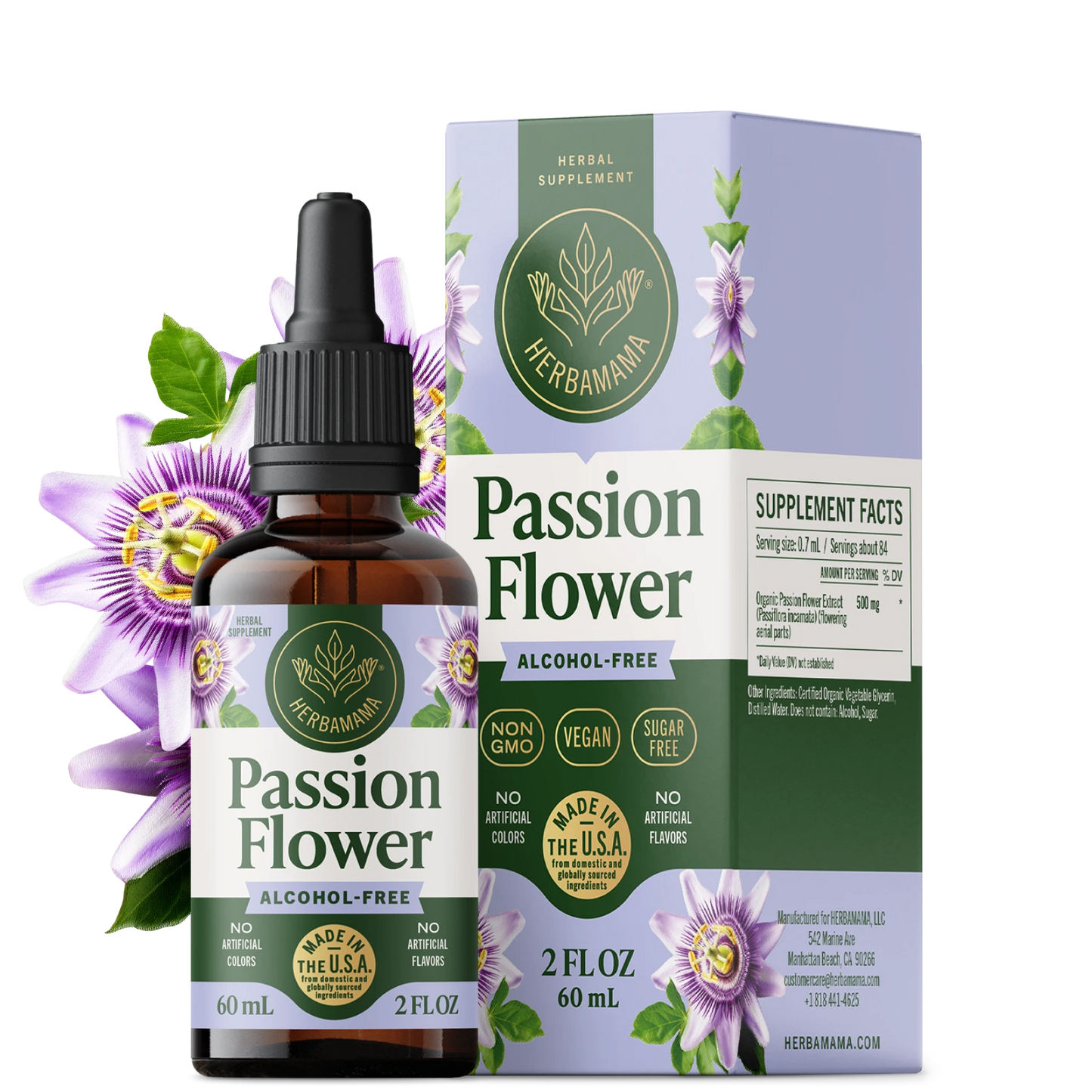 Passion Flower Drops - 2 Fl. Oz. Bottle
