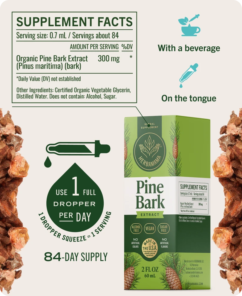 Pine Bark Extract Drops - 2 Fl. Oz. Bottle