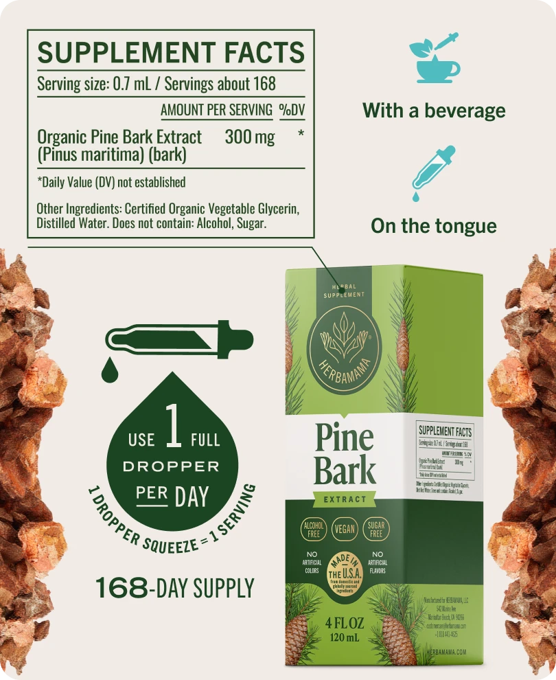Pine Bark Extract Drops - 4 Fl. Oz. Bottle