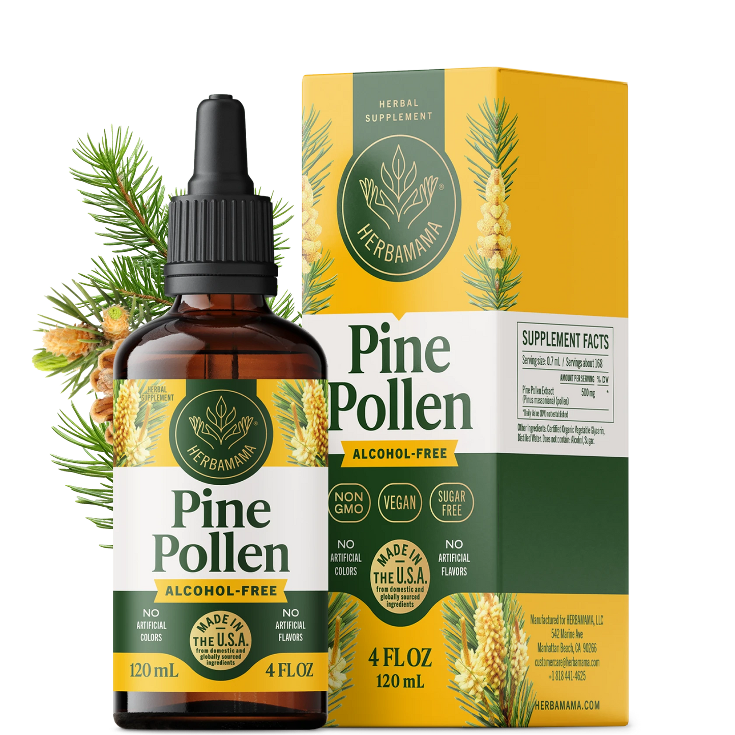 Pine Pollen Drops - 4 Fl. Oz. Bottle