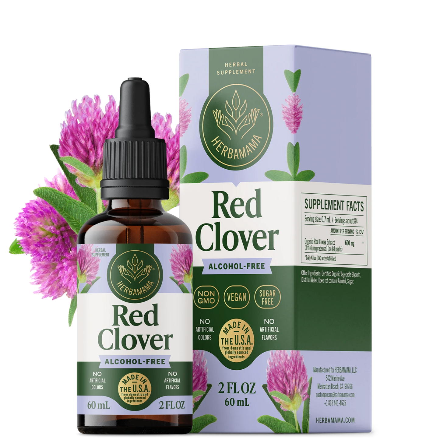 Red Clover Drops - 2 Fl. Oz. Bottle
