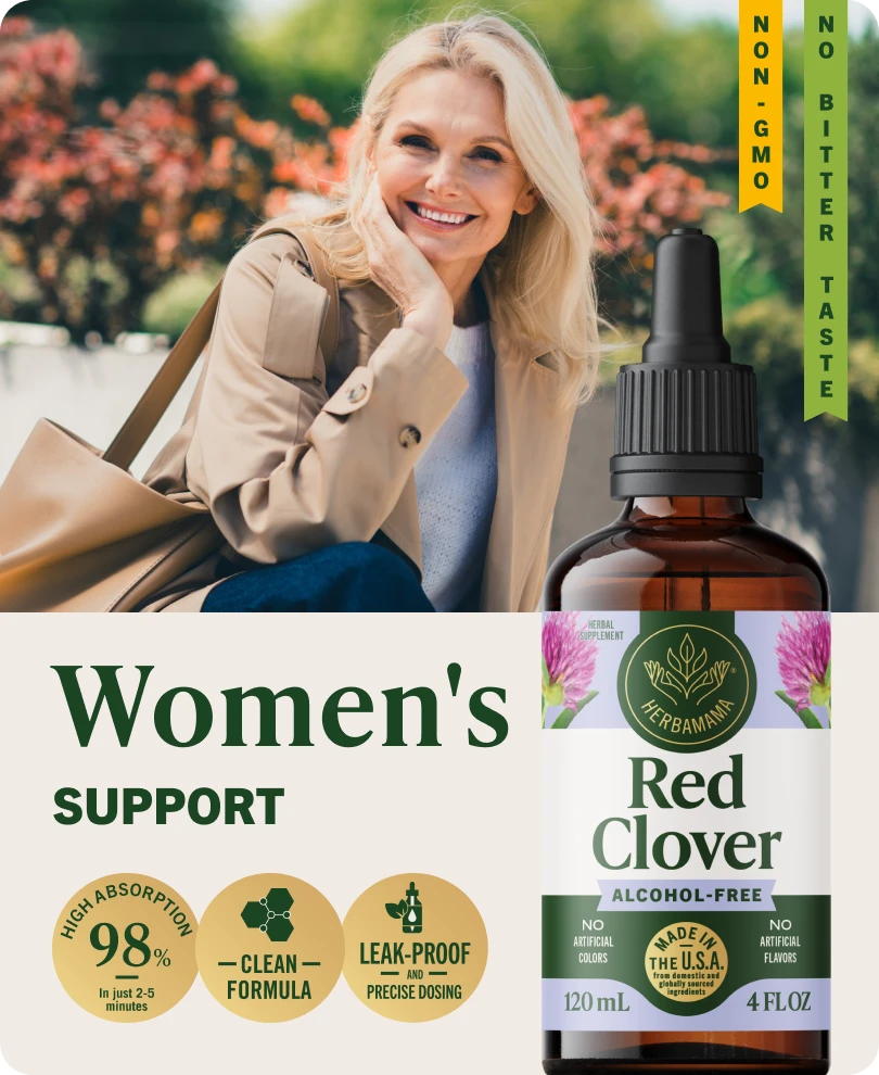 Red Cloves Inamazon Red Clover Drops - 4 Fl. Oz. Bottle – Herbamama
