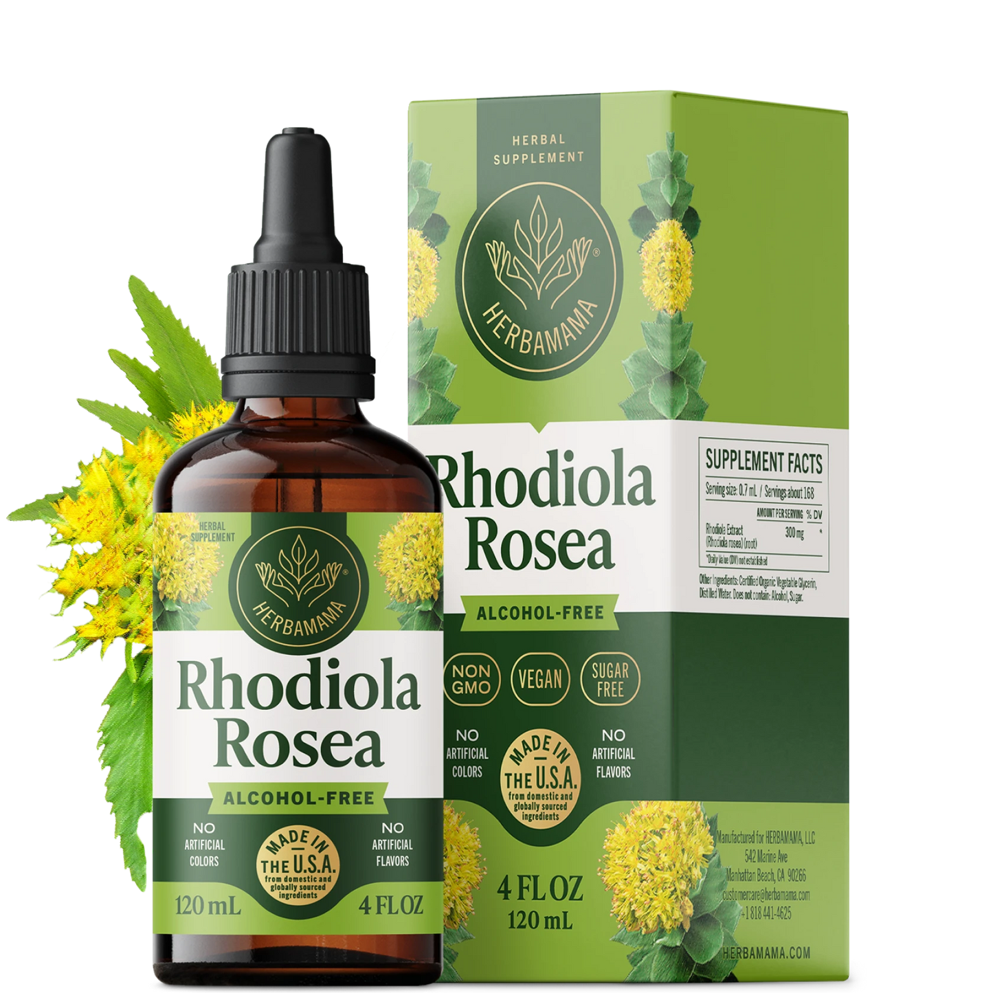 Rhodiola Rosea Drops - 4 Fl. Oz. Bottle