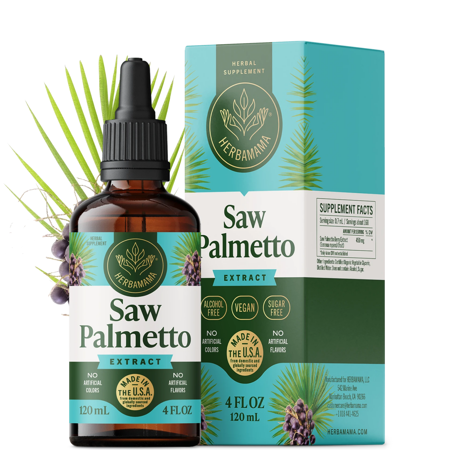 Saw Palmetto Drops - 4 Fl. Oz. Bottle
