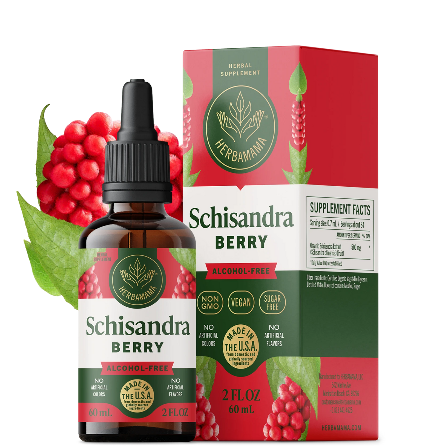 Schisandra Berry Drops - 2 Fl. Oz. Bottle