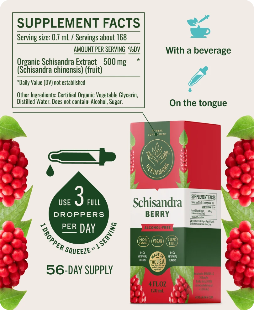 Schisandra Berry Drops - 4 Fl. Oz. Bottle