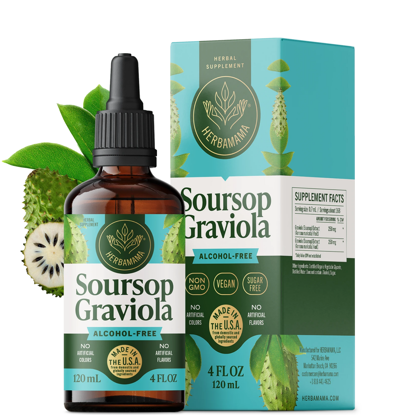 Soursop Graviola Drops - 4 Fl. Oz. Bottle