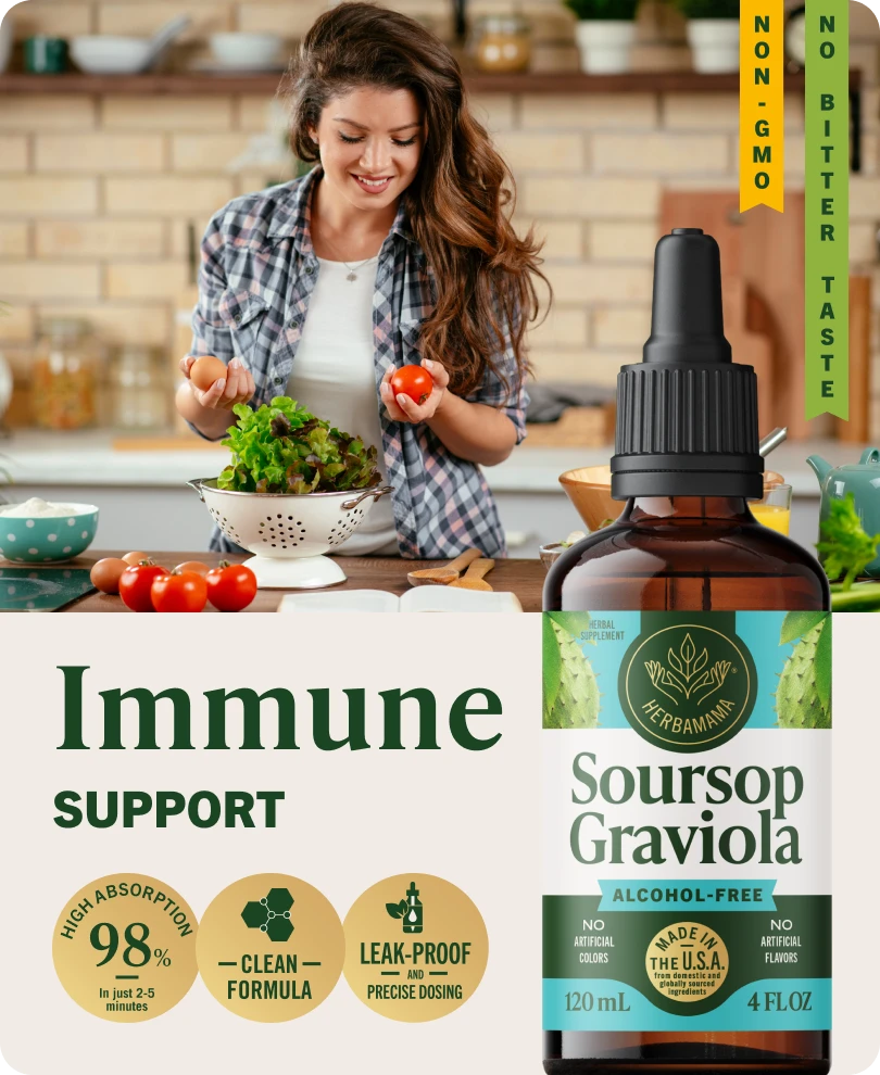Soursop Graviola Drops - 4 Fl. Oz. Bottle