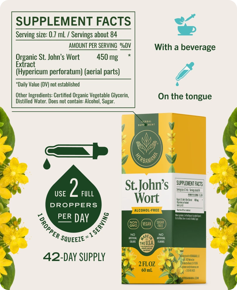 St. John’s Wort Drops - 2 Fl. Oz. Bottle