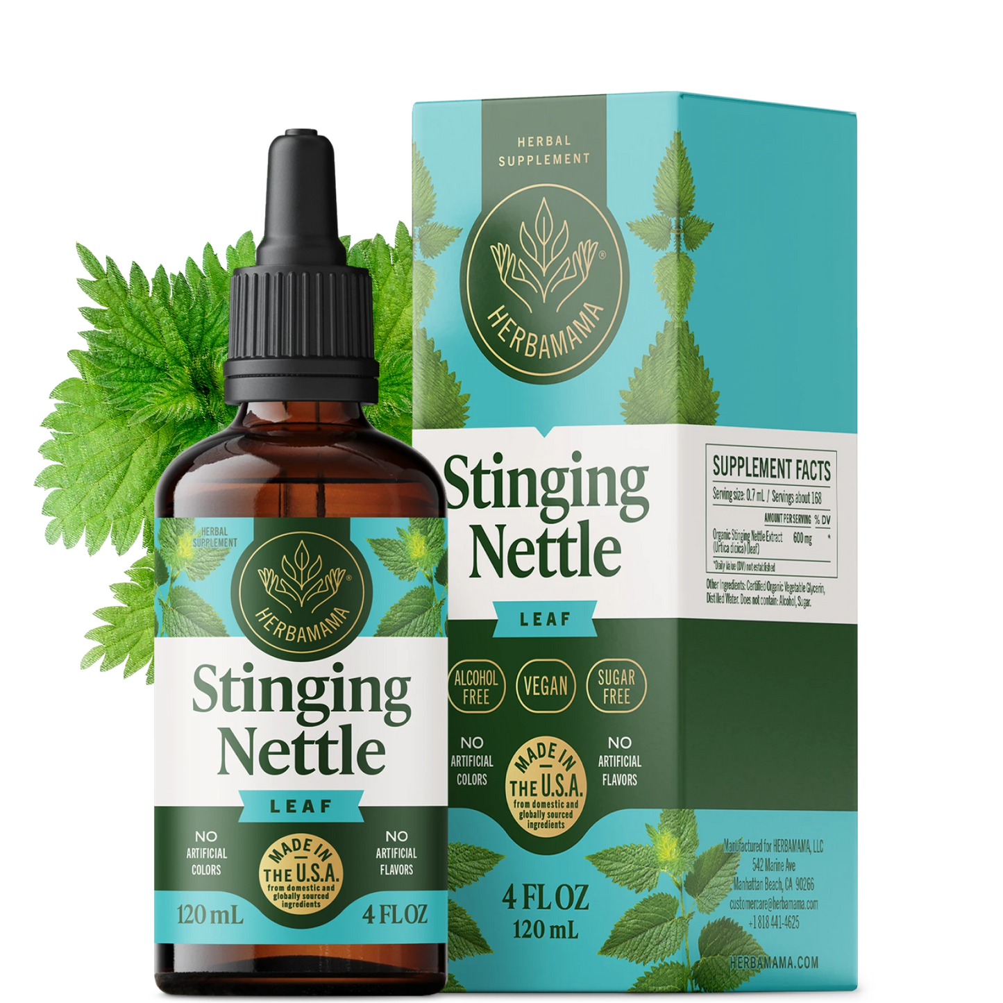 Stinging Nettle Leaf Drops - 4 Fl. Oz. Bottle