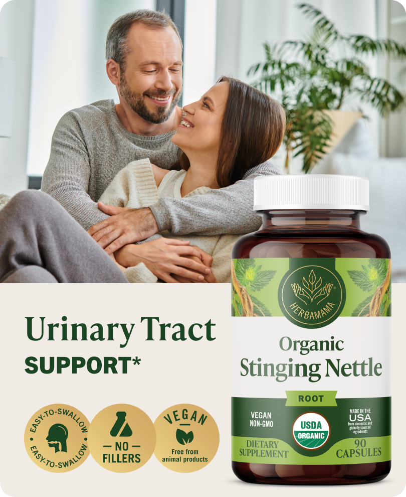 USDA Organic Stinging Nettle Root Capsules - 90 CT