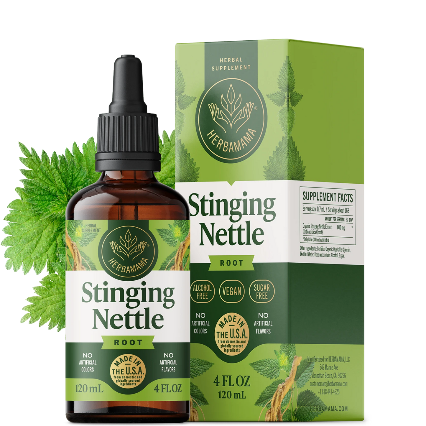 Stinging Nettle Root Drops - 4 Fl. Oz. Bottle