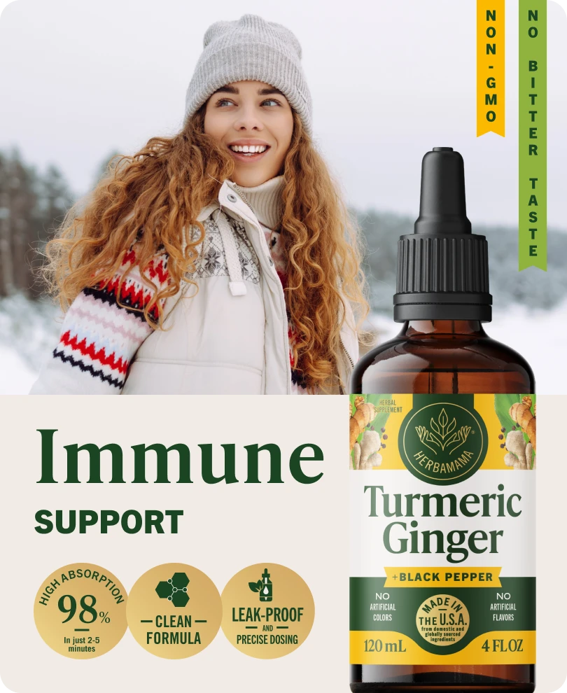 Turmeric Ginger Drops - 4 Fl. Oz. Bottle