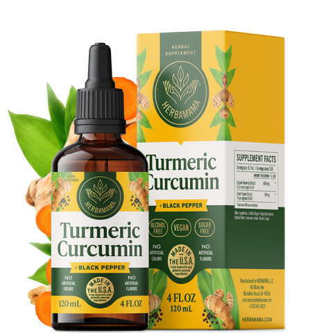 Turmeric with Black Pepper Liquid Extract - 4 Fl. Oz Bottle