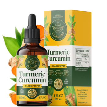 Turmeric with Black Pepper Liquid Extract - 4 Fl. Oz Bottle