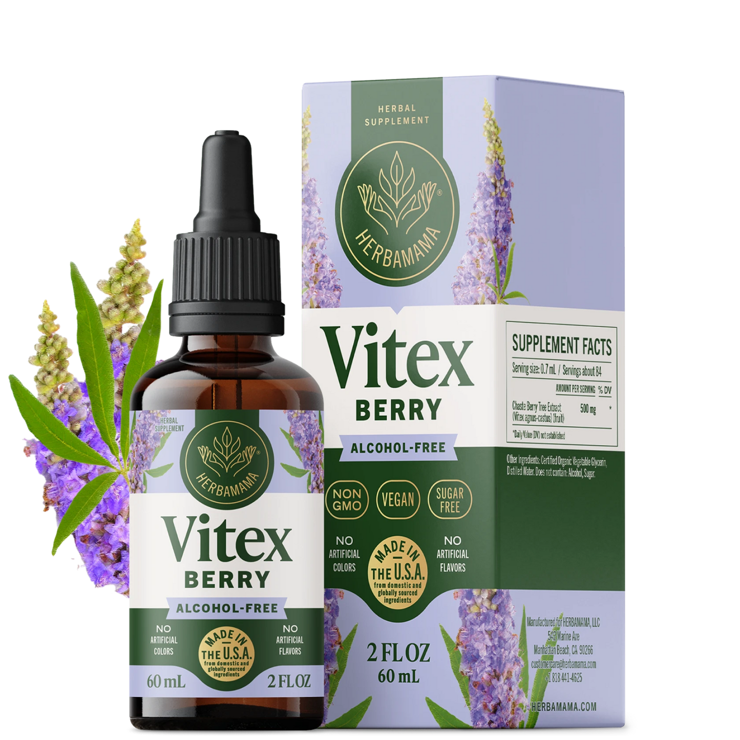 Vitex Berry Drops - 2 Fl. Oz. Bottle