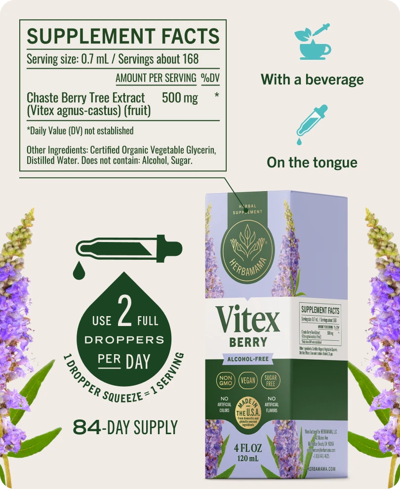 Vitex Berry Drops - 4 Fl. Oz. Bottle