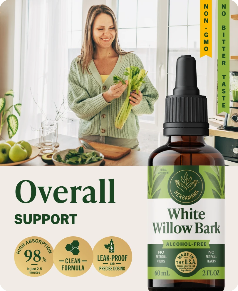 White Willow Bark Drops - 2 Fl. Oz. Bottle