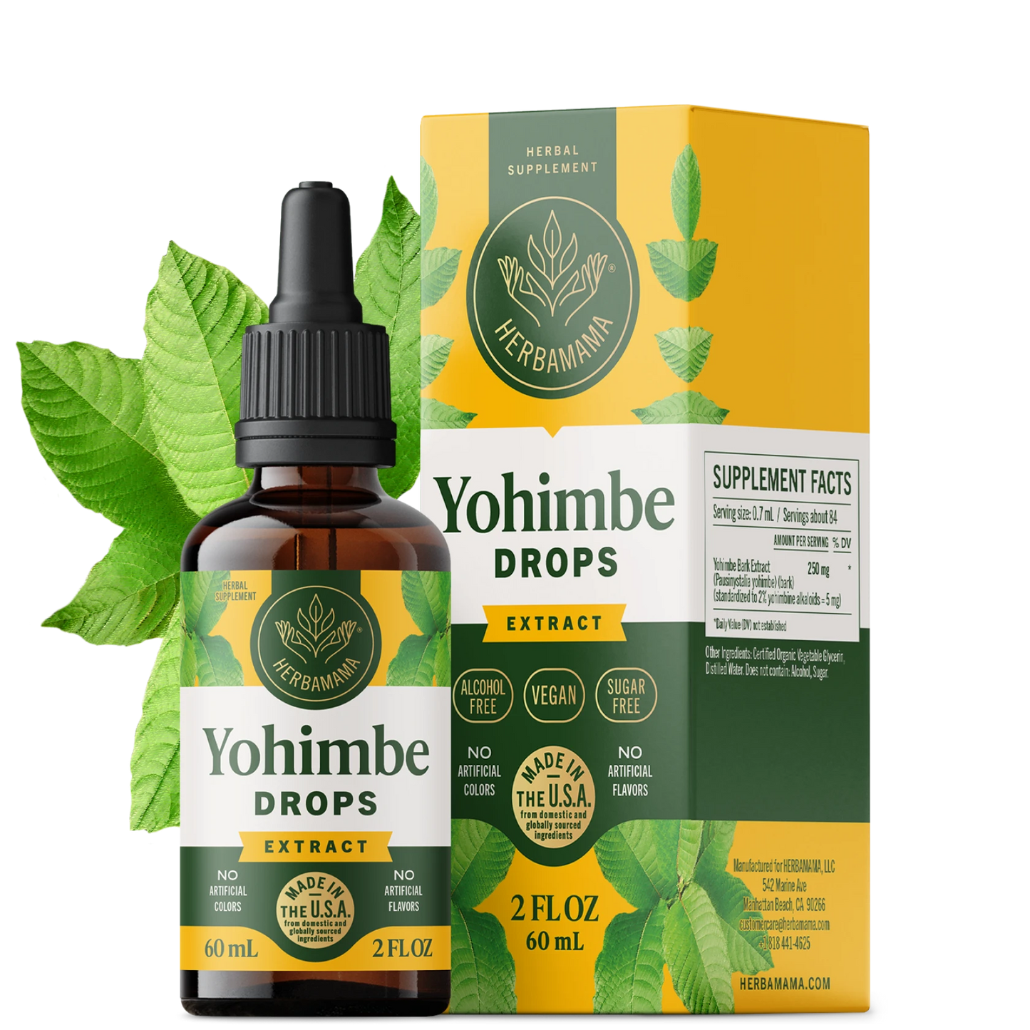 Yohimbe Drops - 2 Fl. Oz. Bottle