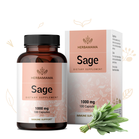 Sage Supplement - 100 Capsules