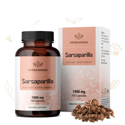 Sarsaparilla Supplement - 100 Capsules